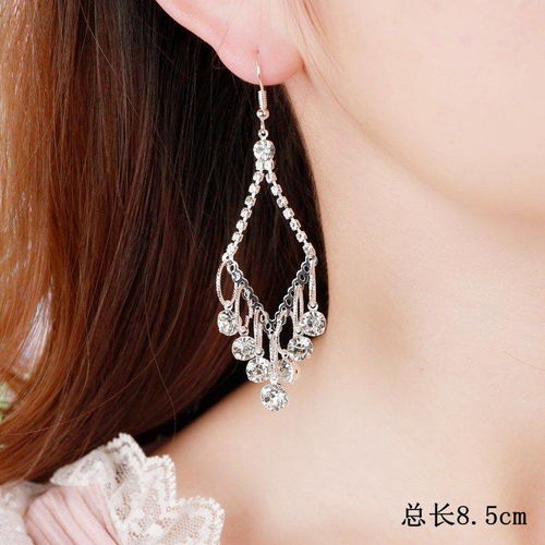 精美夸張大耳飾 韓版流蘇耳墜，氣質(zhì)女的時尚利器